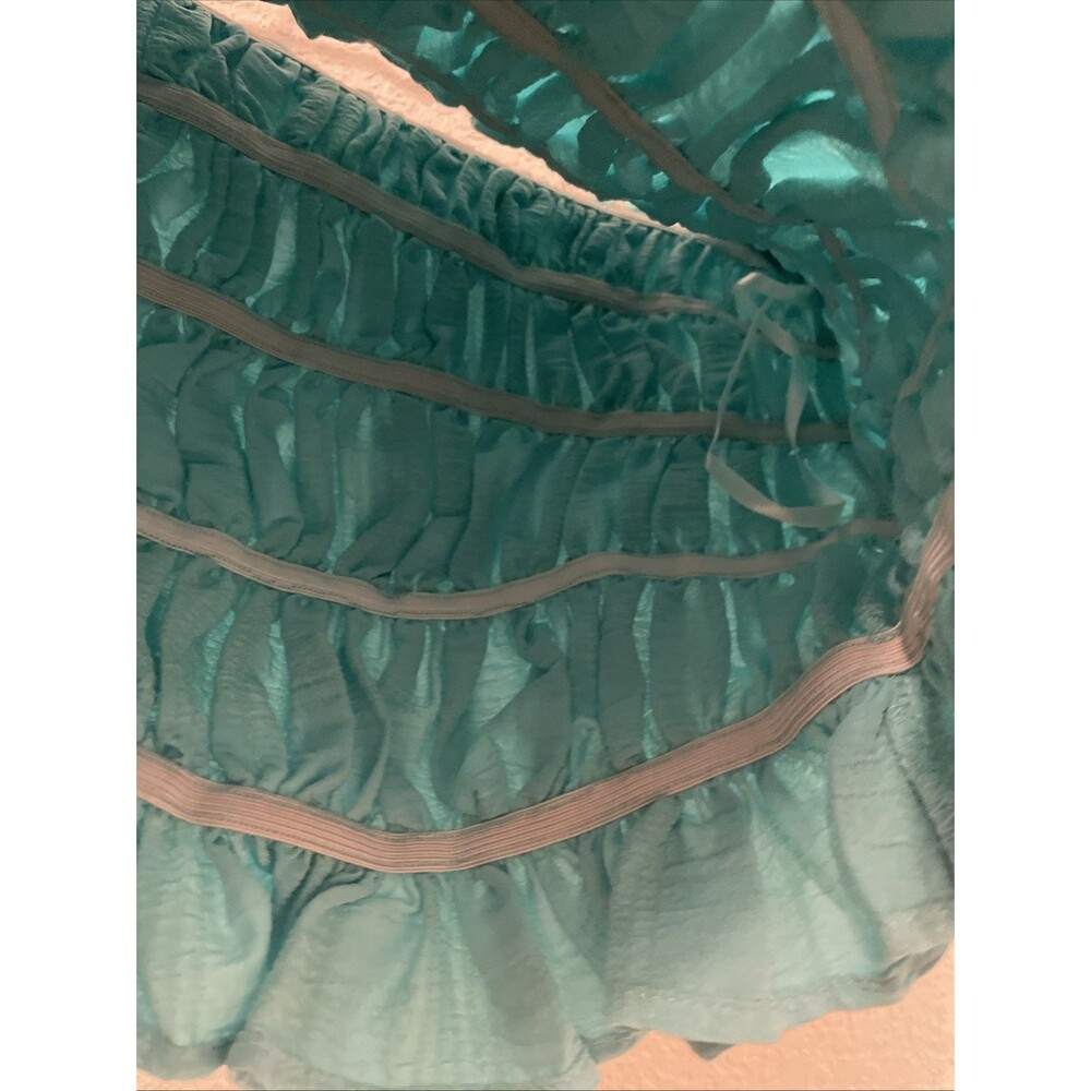 Women’s Tube Top S Small Ruched Strapless Stretch Blouse Summer Easter SHEIN - Picture 4 of 7